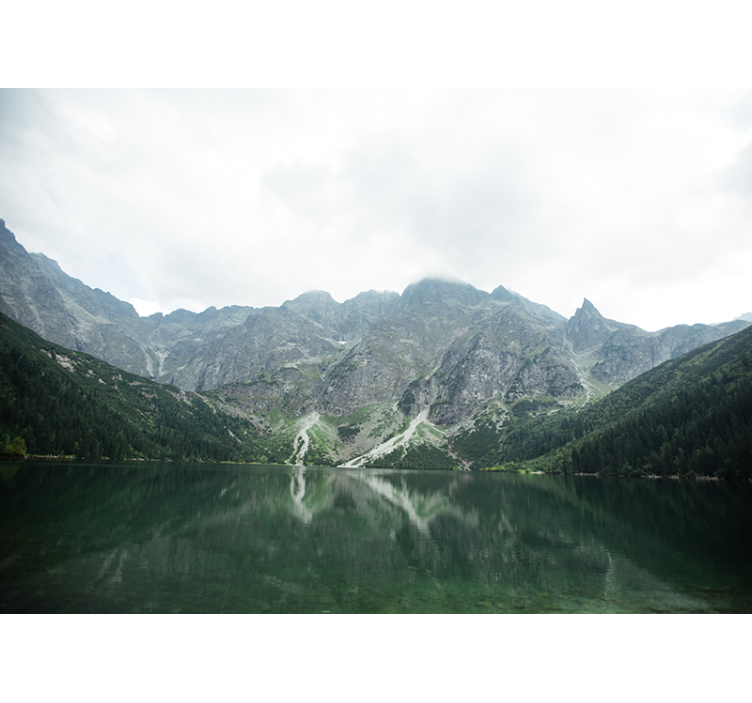 풍경 벽 벽화 장엄한 산의 반영 - TenStickers