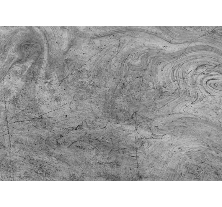 회색 대리석 질감 디자인 욕실 벽화 - TenStickers