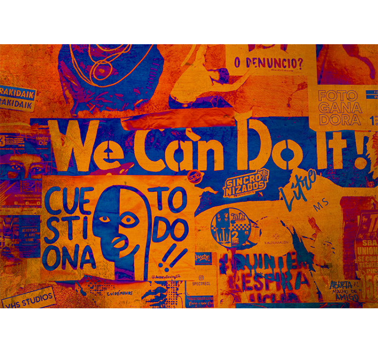 Murales de arte urbano 힘 있는 표현 - TenStickers