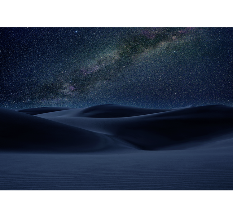 사막 거실 벽 벽화의 별이 빛나는 밤 - TenStickers