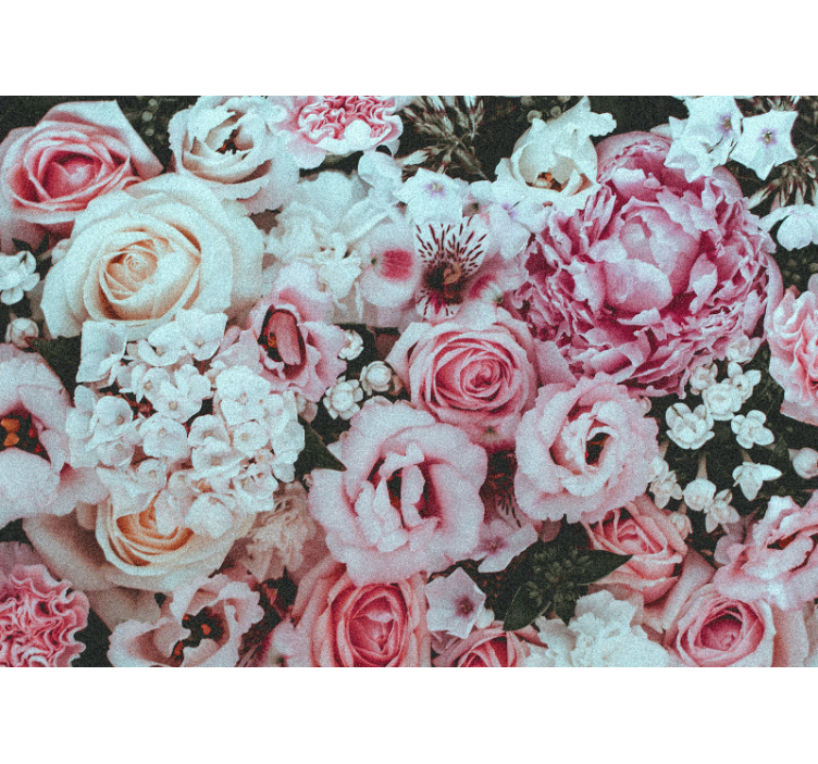 꽃 벽 벽화 꽃 장식의 기쁨 - TenStickers