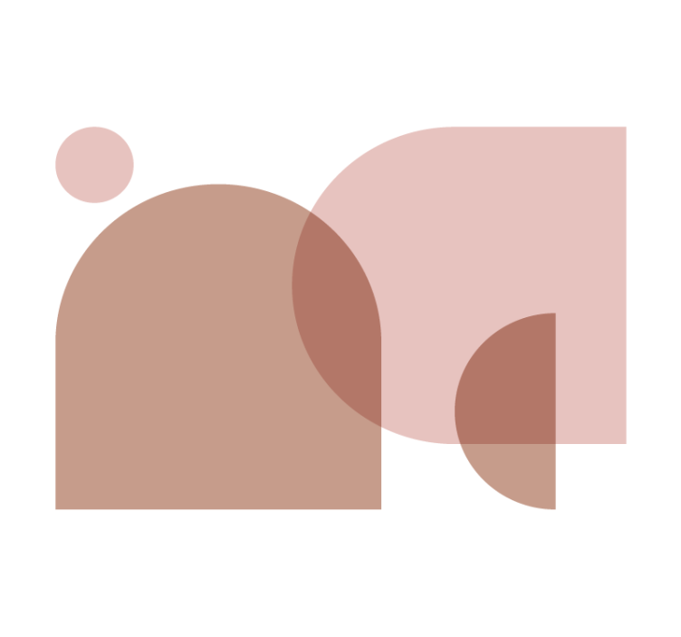 초록 벽 벽화 기하학적 형태 배열 - TenStickers