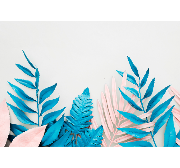 포토 뮤럴 자연 열대 잎 디자인 - TenStickers
