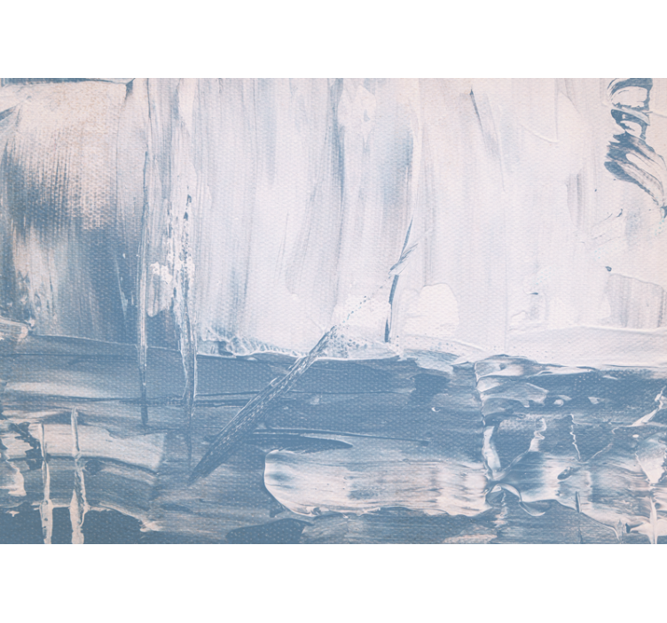 "japandi" 흐릿한 색 추상 벽화 - TenStickers