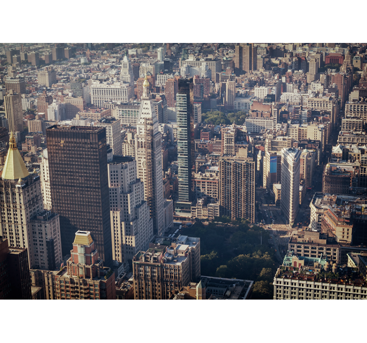 도시와 국가 벽 벽화 도시 경관 - TenStickers