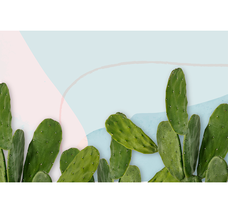 포토 뮤럴 자연 선인장 녹지 디자인 - TenStickers
