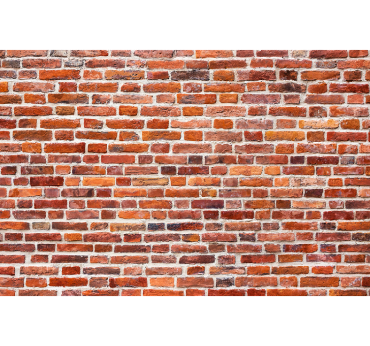 벽화 벽돌 자연스러운 벽돌 패턴 - TenStickers