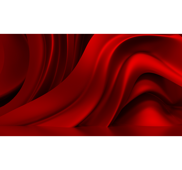 질감과 패턴 벽 벽화 새틴 파도 패턴 - TenStickers