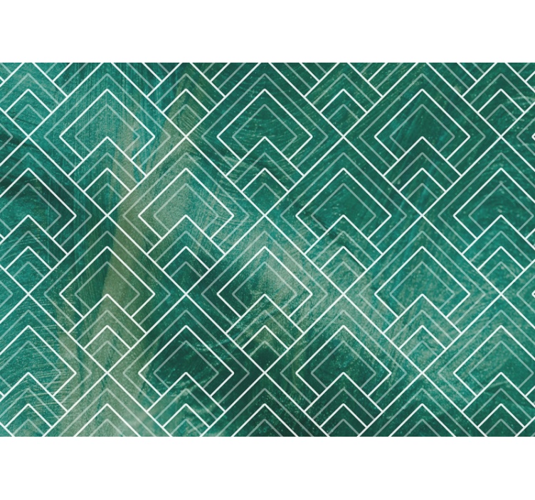 질감과 패턴 벽 벽화 기하학적 레이아웃 아이디어 - TenStickers