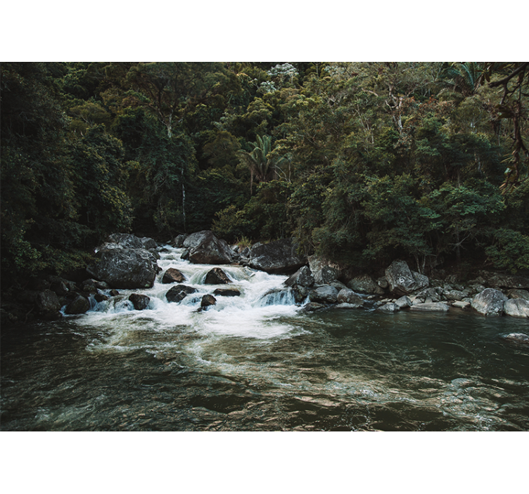 포토 뮤럴 자연 고요한 강 풍경 - TenStickers