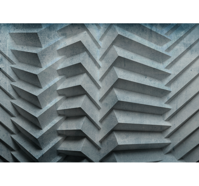 질감과 패턴 벽 벽화 기하학적 표면 패턴 - TenStickers