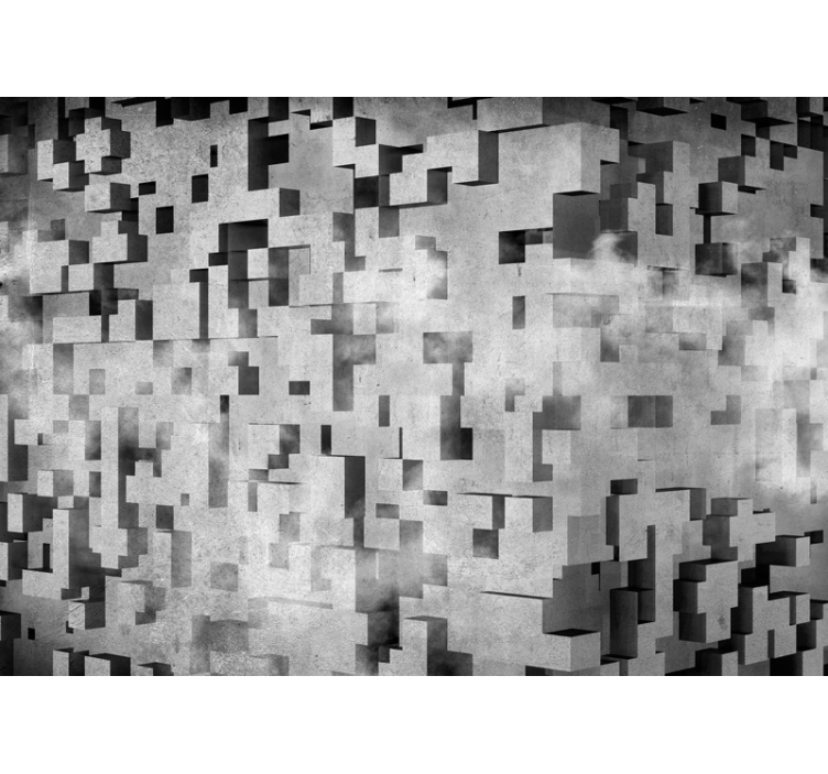 질감과 패턴 벽 벽화 현대 기하학적 패턴 - TenStickers