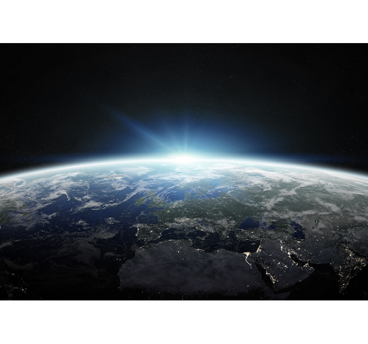 공간 디자인 행성 지구 공간 벽 벽화 - TenStickers