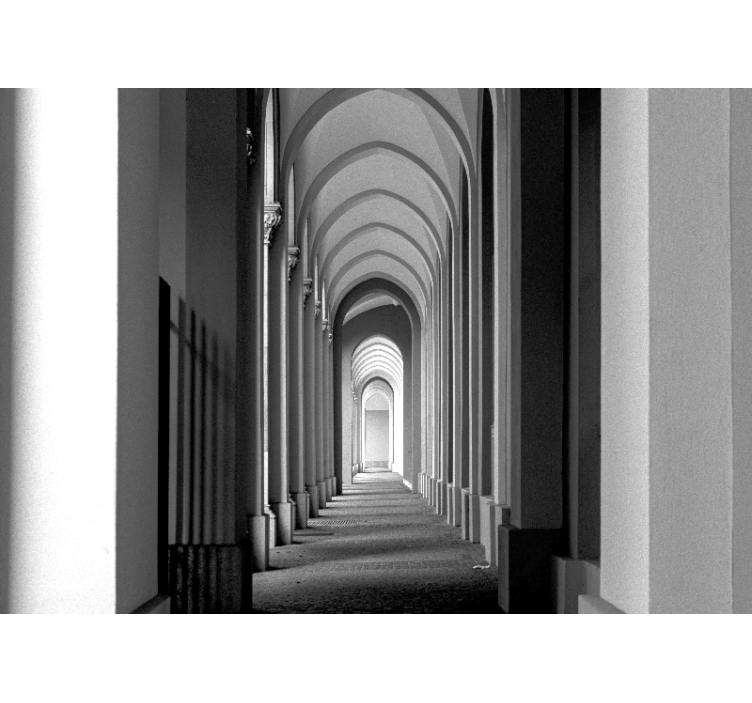 도시와 국가 벽 벽화 건축 아치형 시각 효과 - TenStickers