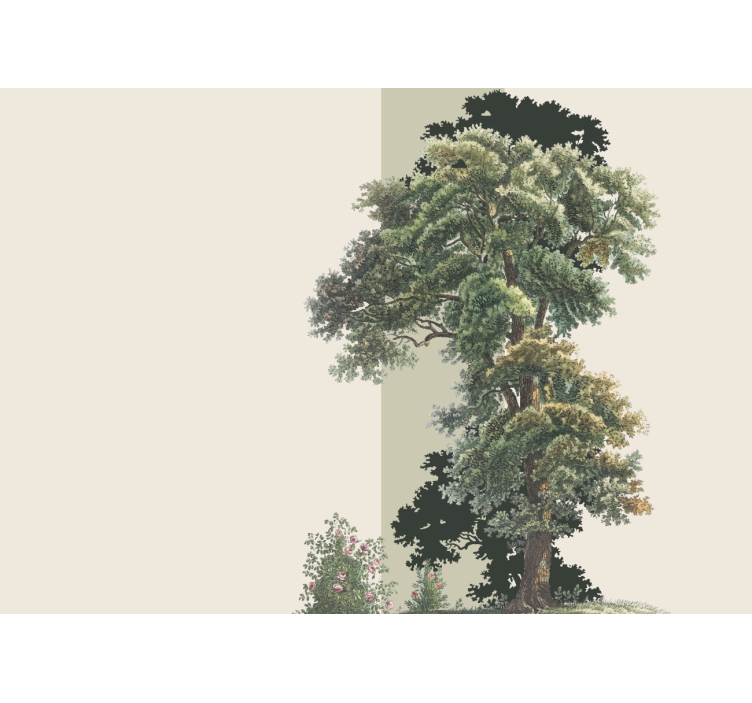 포토 뮤럴 자연 다채로운 나뭇잎 풍경 - TenStickers