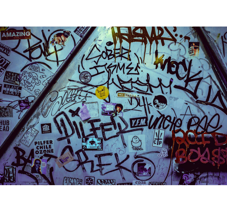 낙서 벽 디자인 도시 예술 벽 벽화 - TenStickers