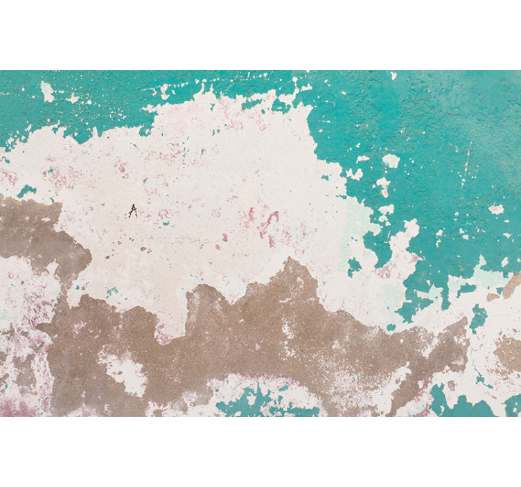 다른 질감과 패턴 벽 벽화 그런지 벽면이 벗겨진 - TenStickers