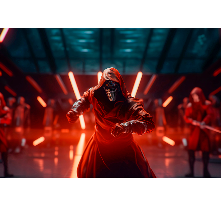 벽화 청소년 침실 우주의 악의 전사 - TenStickers