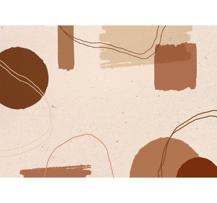 벽면 벽화 추상 디자인 - TenStickers