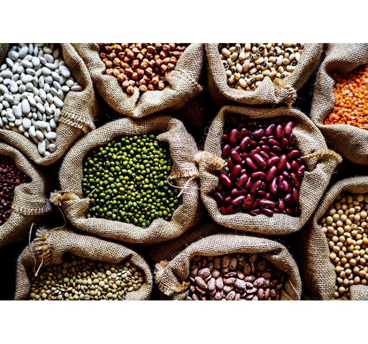 주방 벽화 콩과 식물 저장실 디스플레이 - TenStickers