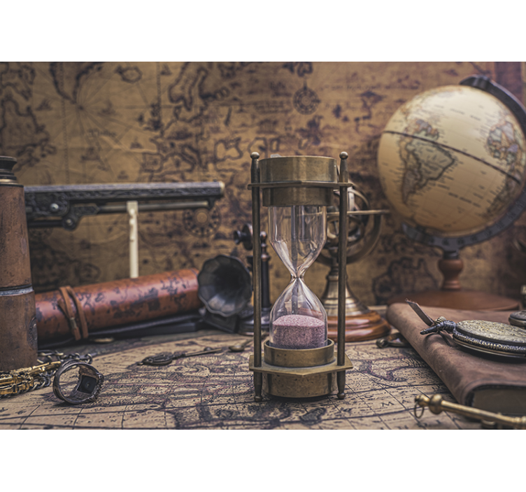 도시와 국가 벽 벽화 앤티크 시계 컬렉션 - TenStickers