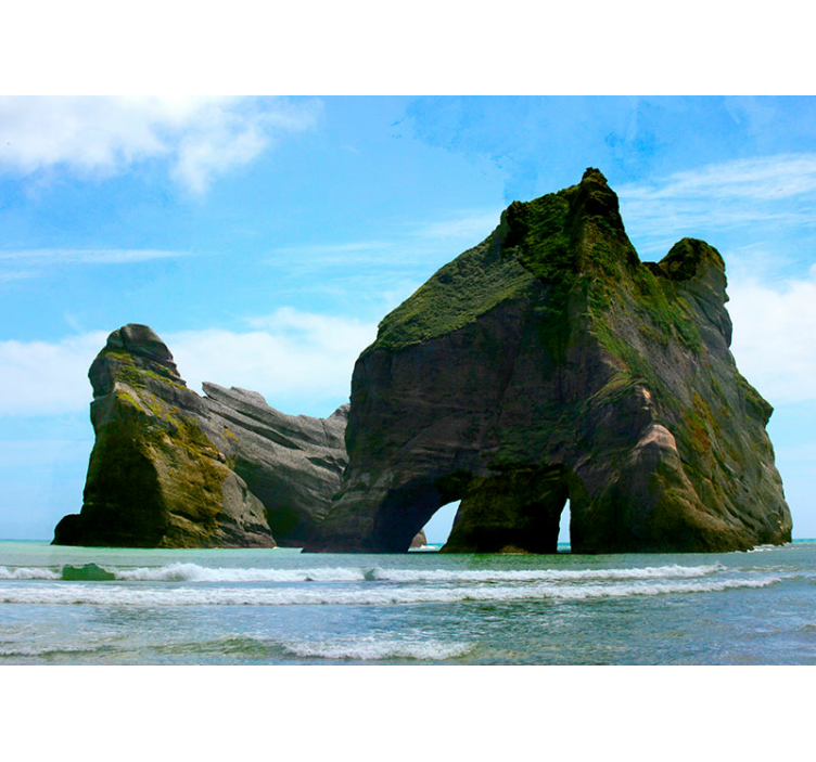 산 벽 벽화 장엄한 산 풍경 - TenStickers