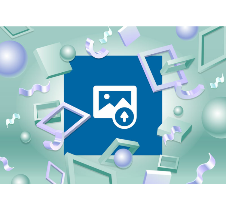 꽃 벽 벽화 꽃을 든 손 - TenStickers