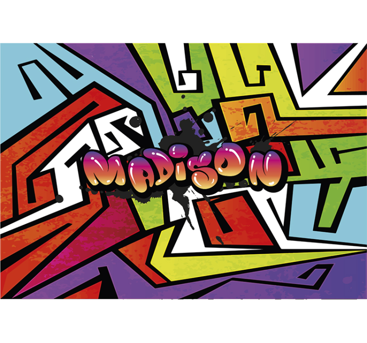 Murales de arte urbano 대담한 스트리트 아트 - TenStickers