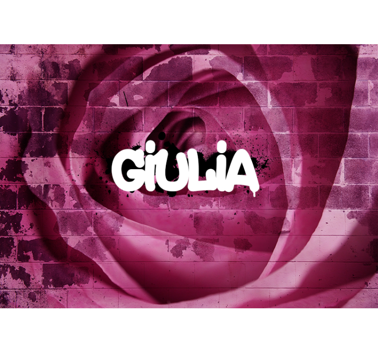 꽃 벽 벽화 맞춤형 장미 디자인 - TenStickers