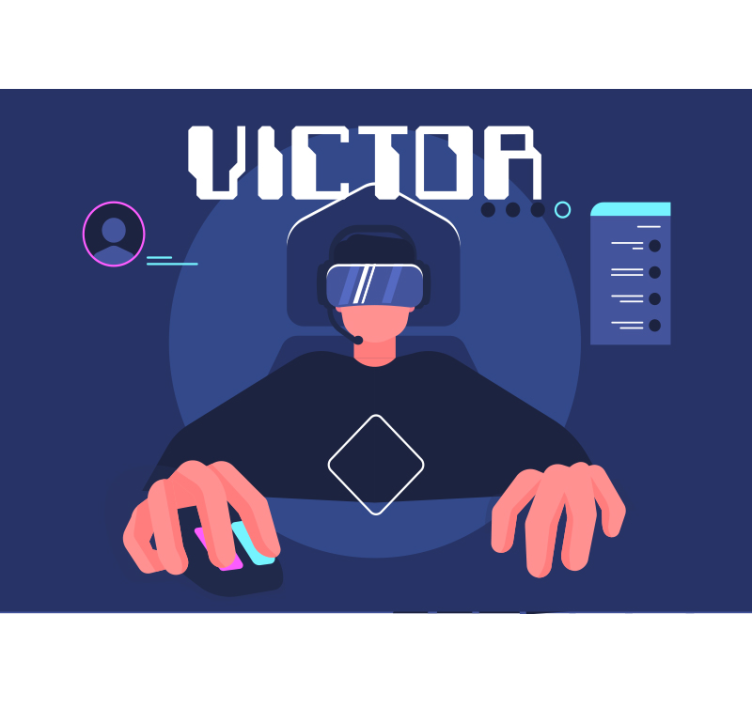 음악 테마 벽 벽화 게임 가상 현실 - TenStickers