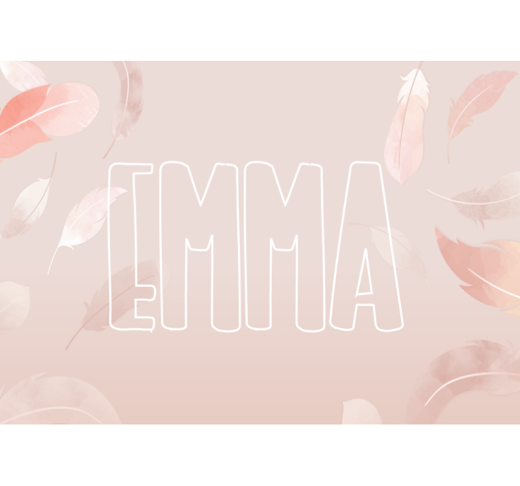 보육 벽 벽화 맞춤 이름 생성 - TenStickers