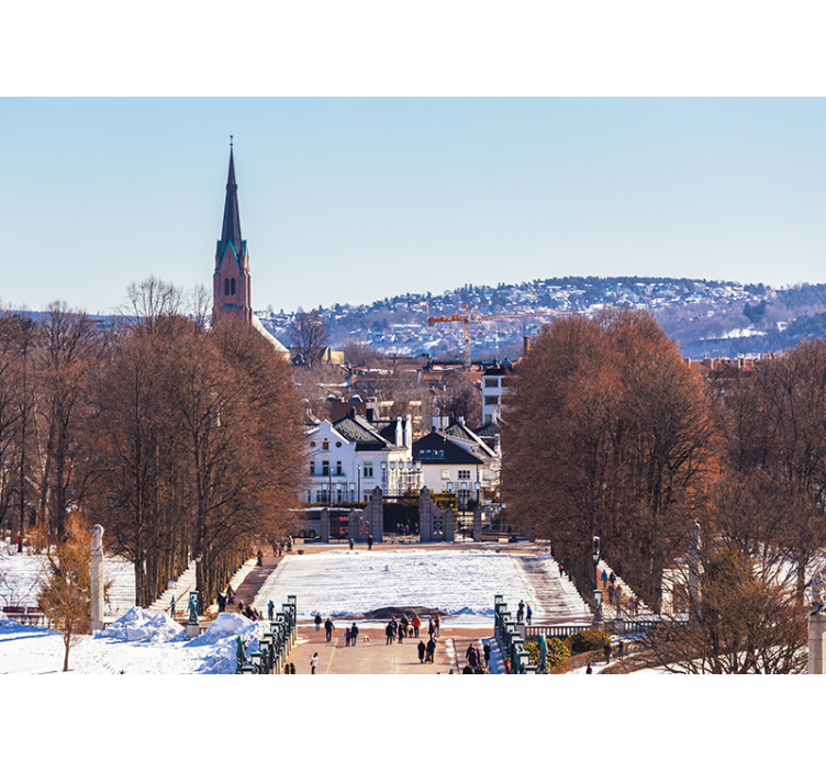 도시와 국가 벽 벽화 아름다운 도시 거리 - TenStickers