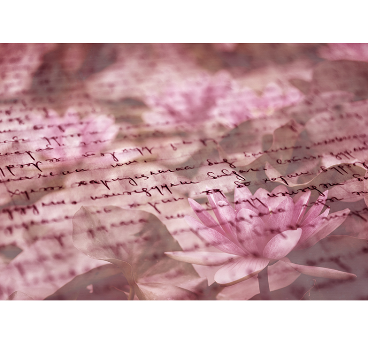 꽃 벽 벽화 섬세한 꽃무늬 - TenStickers