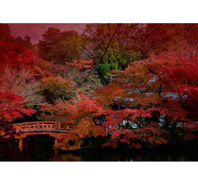 포토 뮤럴 자연 가을의 고요함 - TenStickers