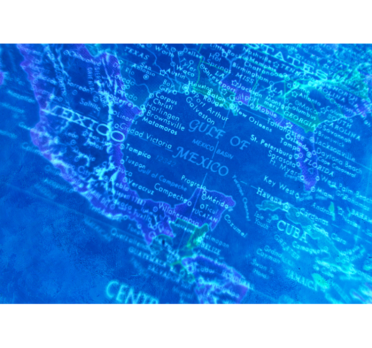 세계지도 벽 벽화 빈티지 지도 디자인 - TenStickers