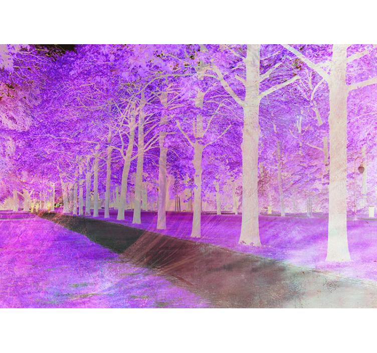 포토 뮤럴 자연 푸른 숲길 - TenStickers