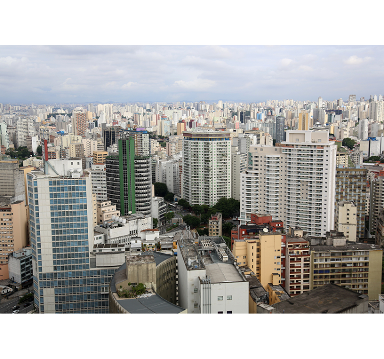 도시와 국가 벽 벽화 도시 경관 관점 - TenStickers