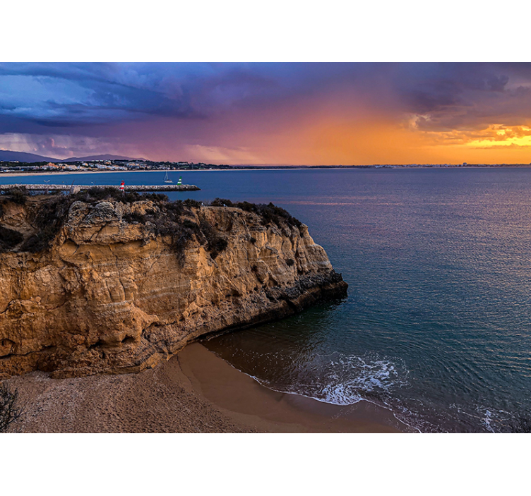 풍경 벽 벽화 해안 절벽 전망 - TenStickers