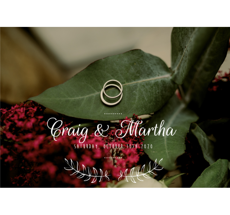 사랑 벽 벽화 영원한 결혼 반지 - TenStickers