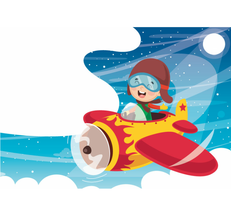 사랑 벽 벽화 장난기 넘치는 아이 모험 - TenStickers