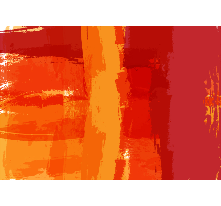 초록 벽 벽화 생동감 넘치는 붓 터치 - TenStickers