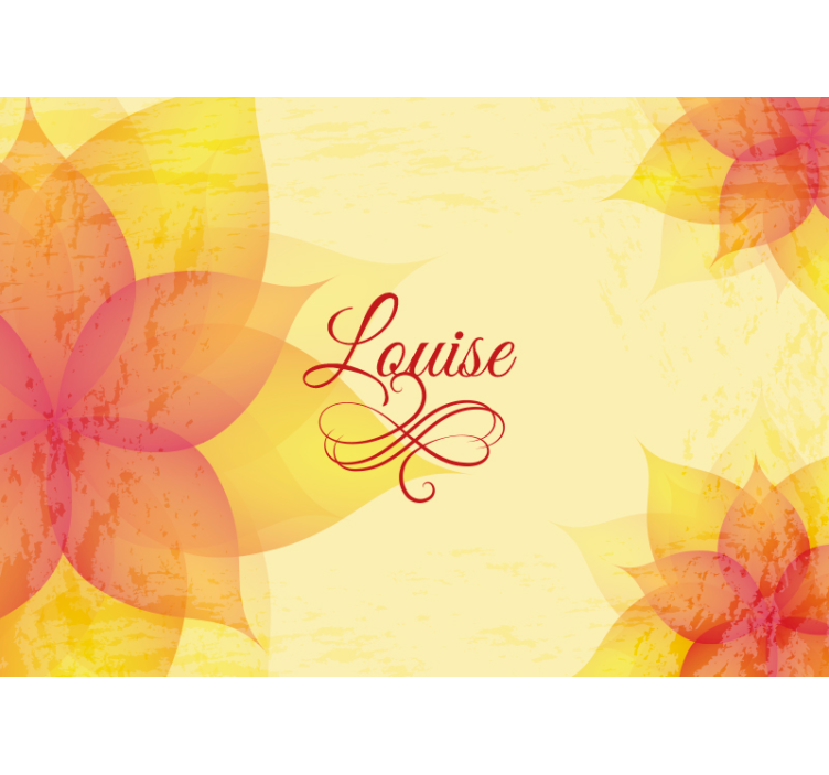 꽃 벽 벽화 정교한 식물 배열 - TenStickers