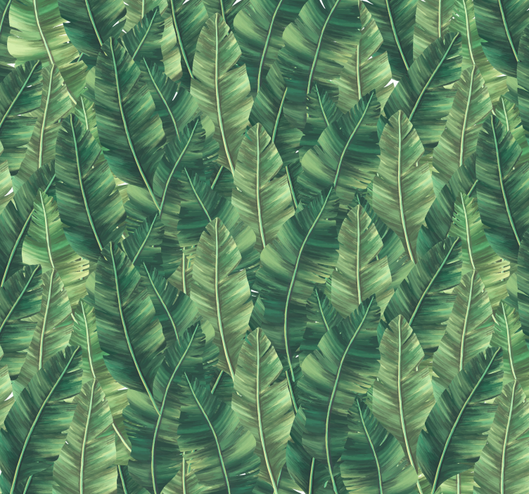 포토 뮤럴 자연 큰 잎 - TenStickers