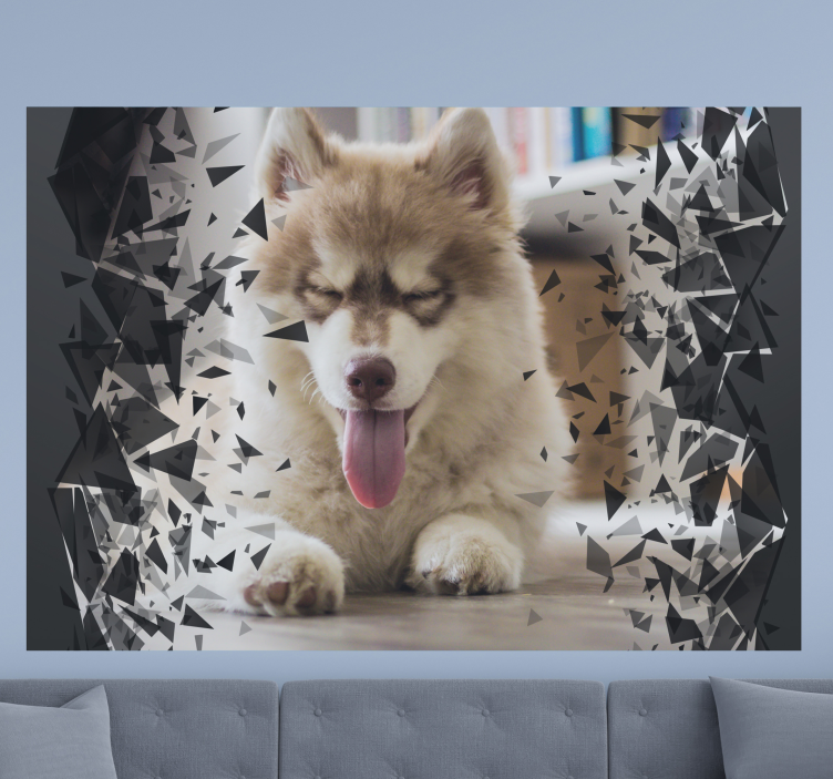 동물 벽 벽화 돌출 초상화 - TenStickers