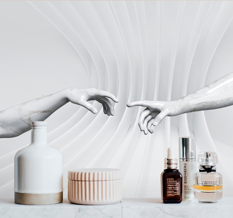 예술 벽화 대리석 손길 - TenStickers