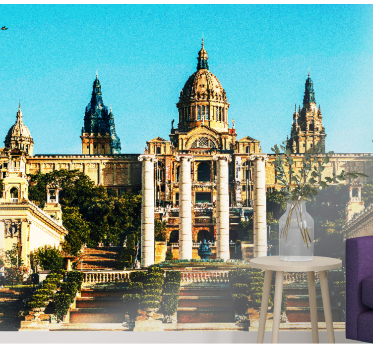 사진 벽화 바르셀로나 카탈루냐 국립 박물관 - TenStickers