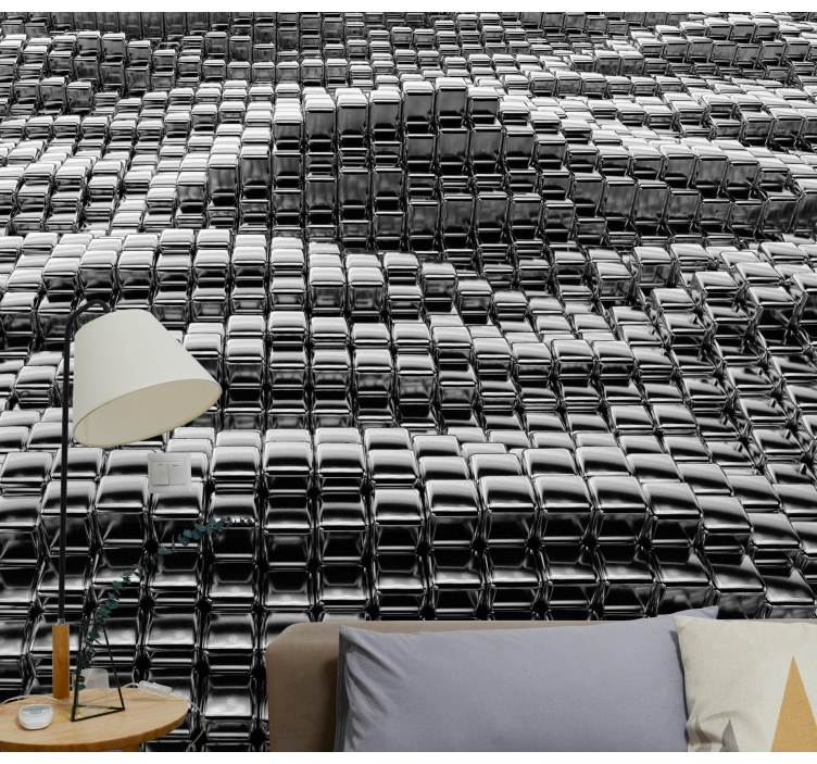 벽돌 세포 3d 벽 벽화 - TenStickers