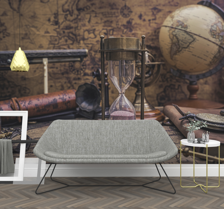 도시와 국가 벽 벽화 앤티크 시계 컬렉션 - TenStickers