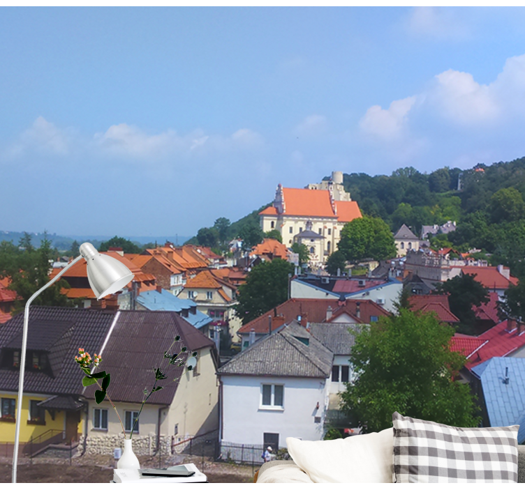 도시와 국가 벽 벽화 매력적인 시골 마을 - TenStickers