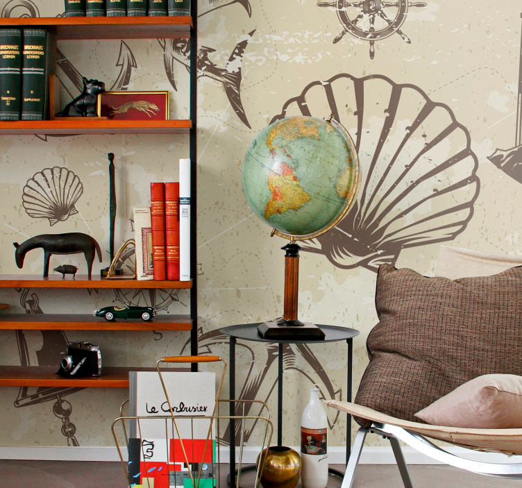 도시와 국가 벽 벽화 해안 항해 요소 - TenStickers